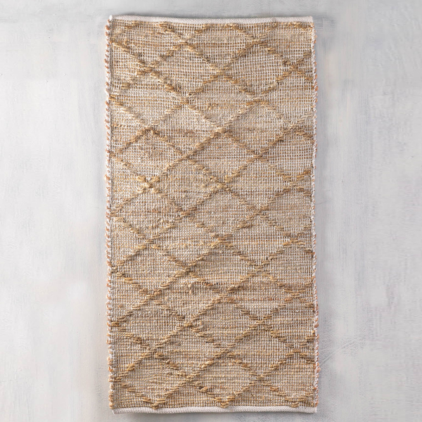 Χαλί Διαδρόμου (60x120) Rythmos Kyra Beige/Ecru