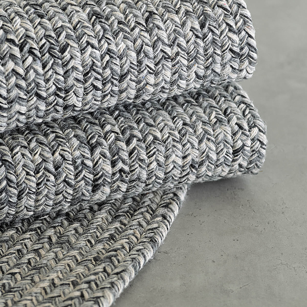 Στρογγυλό Χαλί All Season (Φ100) Rythmos Almira Grey