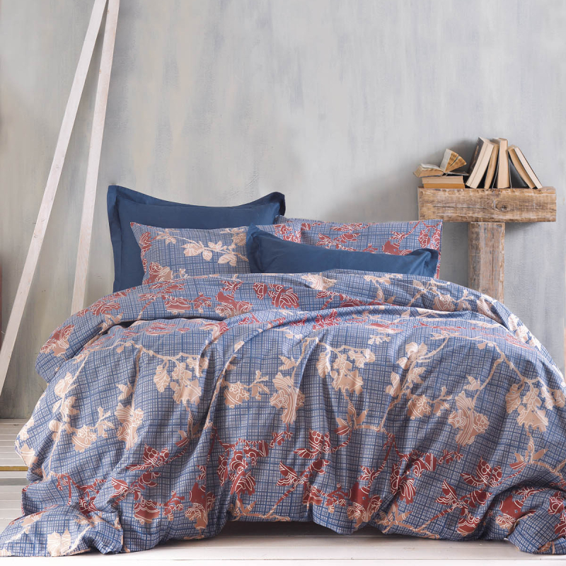 Παπλωματοθήκη Υπέρδιπλη (Σετ 225x250) Rythmos Next Doca Blue