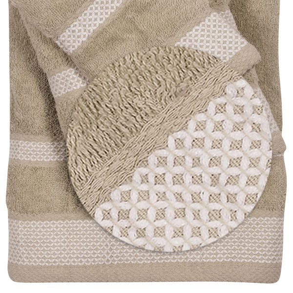 Πετσέτες Μπάνιου (Σετ 3τμχ) Das Home Best 0649 480gsm