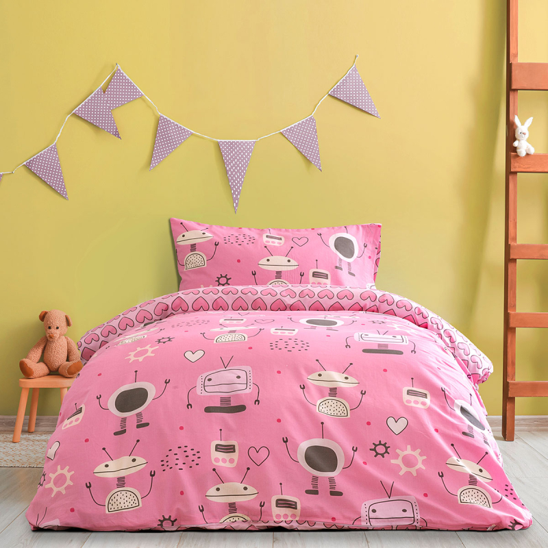 Σεντόνια Μονά (Σετ) Kocoon Kids Robo Love