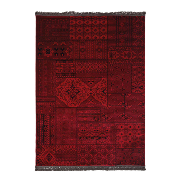 Χαλί (160x230) Royal Carpet Afgan 7675A D.Red