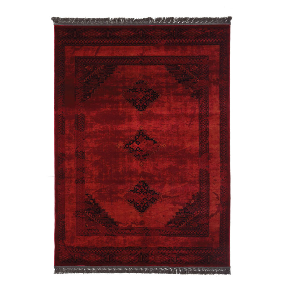 Χαλί (160×230) Royal Carpet Afgan 9870H D.Red