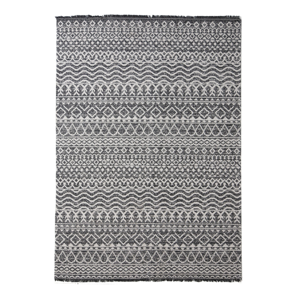 Χαλί All Season (157x230) Royal Carpet Casa Cotton 22077 Black