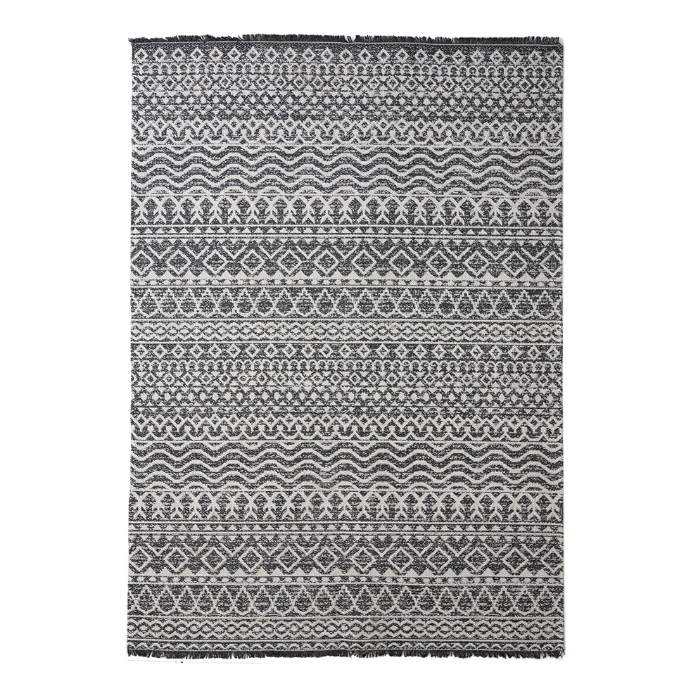 Χαλί All Season (157×230) Royal Carpets Casa Cotton 22077 Black