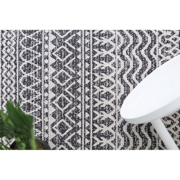 Χαλί All Season (157x230) Royal Carpet Casa Cotton 22077 Black