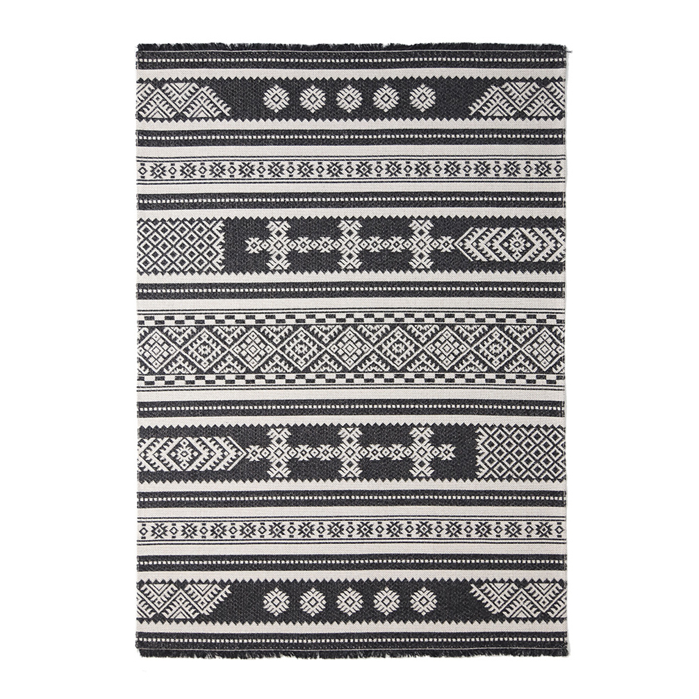 Χαλί All Season (157×230) Royal Carpets Casa Cotton 22095 Black