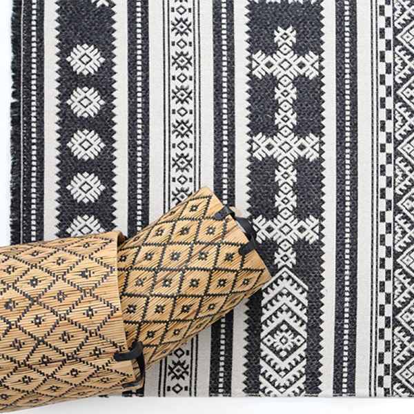 Χαλί All Season (157x230) Royal Carpet Casa Cotton 22095 Black