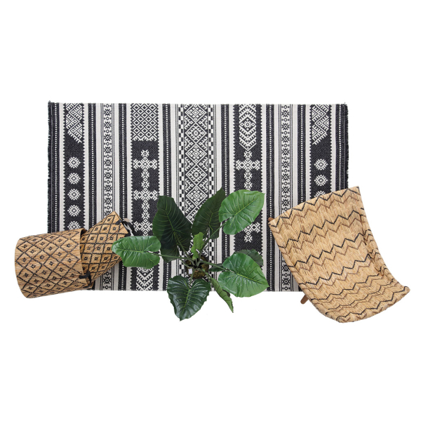 Χαλί All Season (157x230) Royal Carpet Casa Cotton 22095 Black