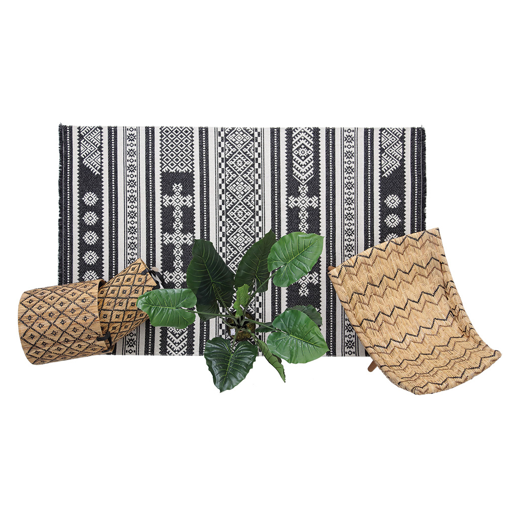 Χαλί All Season (157X230) Royal Carpet Casa Cotton 22095 Black Home Χαλιά Σαλονιού Spitishop