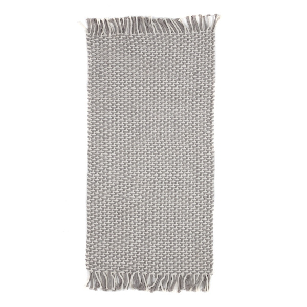 Χαλί Διαδρόμου (70x140) Royal Carpet Duppis OD-2 White Grey