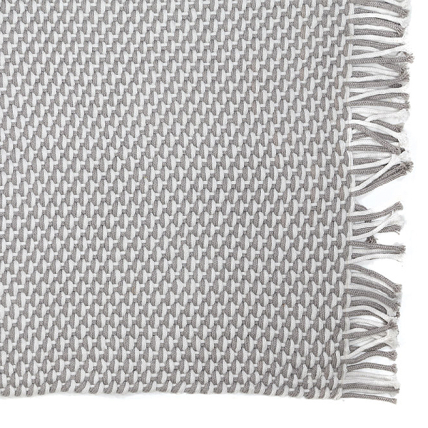 Χαλί Διαδρόμου (70x140) Royal Carpet Duppis OD-2 White Grey