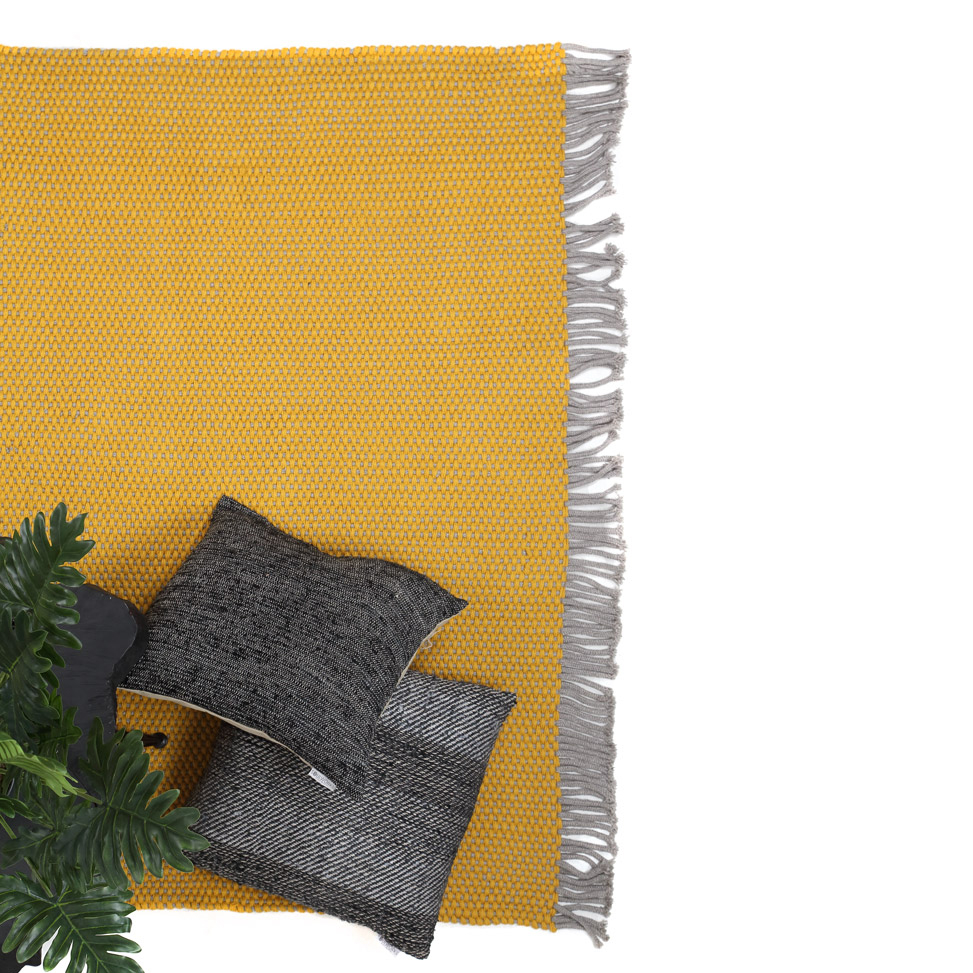 Χαλί Διαδρόμου (70X140) Royal Carpet Duppis Od-3 Grey Yellow Home Χαλιά Διάδρομοι Spitishop