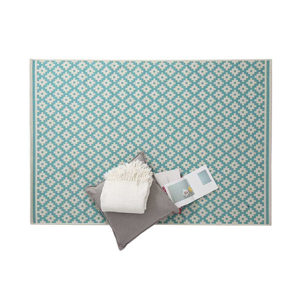 Χαλί Καλοκαιρινό (160X235) Royal Carpet Flox 722 L Blue Home Χαλιά Σαλονιού Spitishop