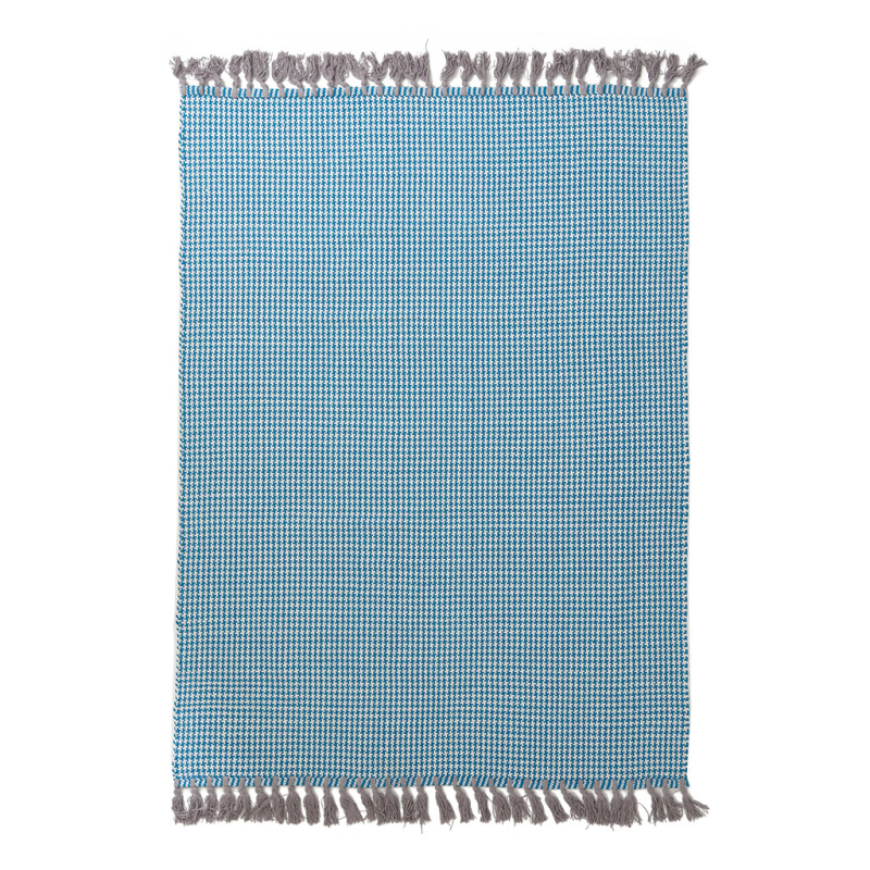 Χαλί All Season (130x190) Royal Carpet Urban Cotton Kilim Houndstooth Sea