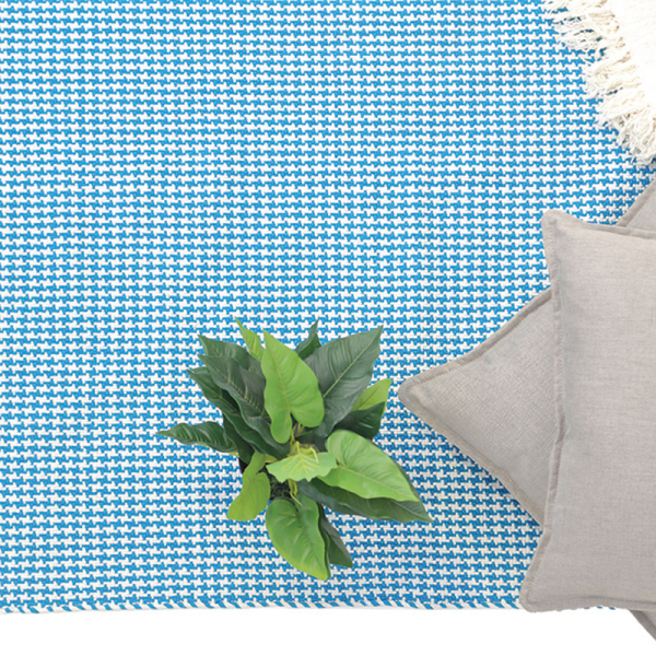 Χαλί All Season (130x190) Royal Carpet Urban Cotton Kilim Houndstooth Sea