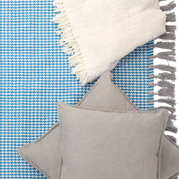 Χαλί All Season (130x190) Royal Carpet Urban Cotton Kilim Houndstooth Sea