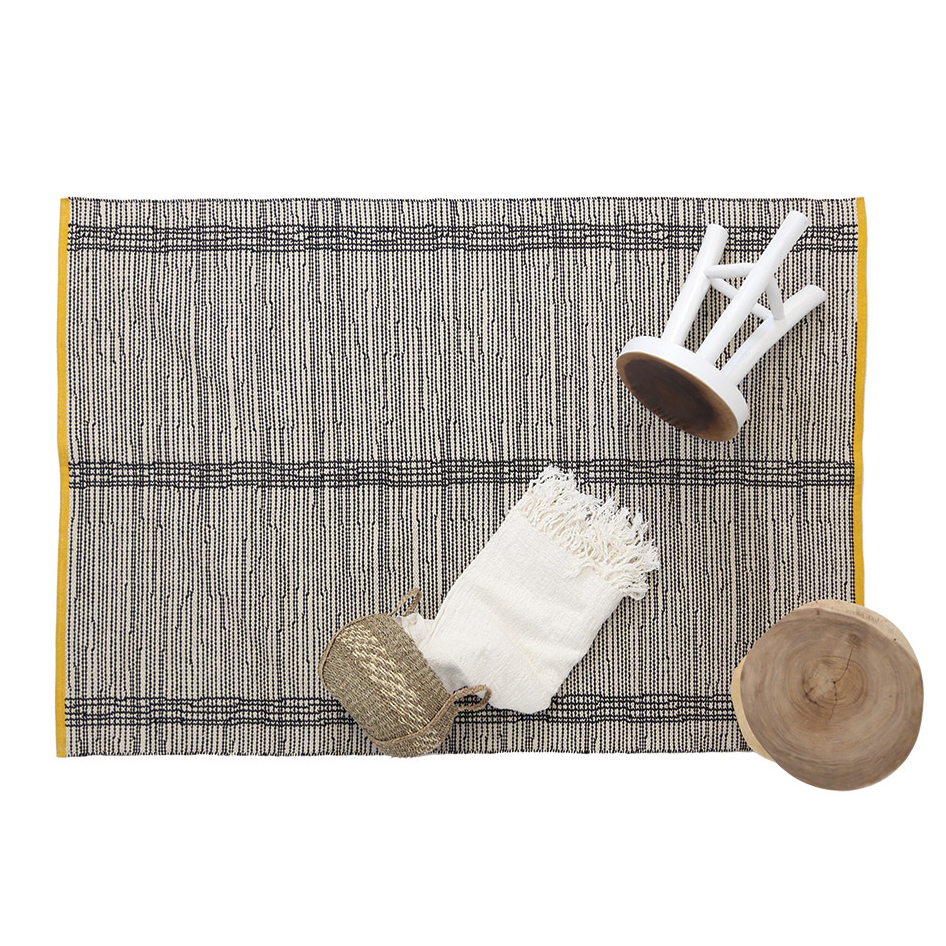 Χαλί Διαδρόμου 2 Όψεων (70X140) Royal Carpet Urban Cotton Kilim Marshmallow Gold Home Χαλιά Διάδρομοι Spitishop