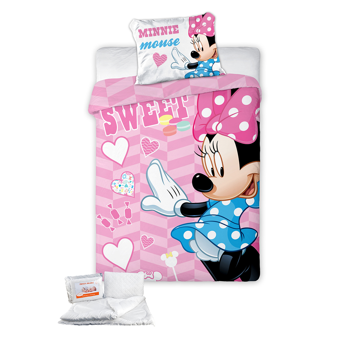 Σετ Κούνιας 4τμχ Dimcol Disney Minnie 581 225290