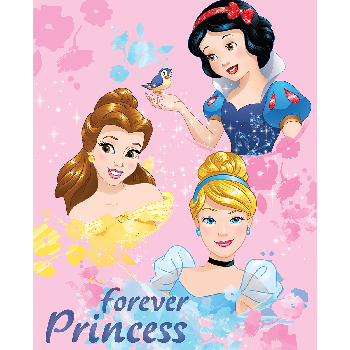 Κουβέρτα Fleece Κούνιας Dimcol Disney Princess 045