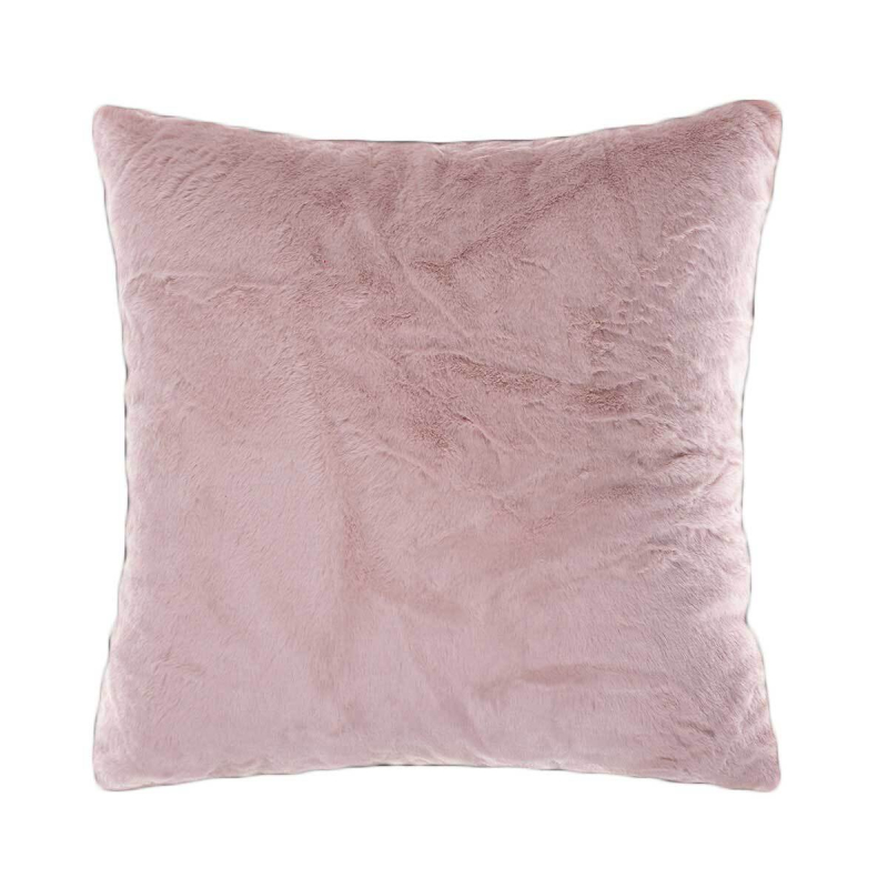 Γούνινη Διακοσμητική Μαξιλαροθήκη (65x65) Silk Fashion NX202 Pink