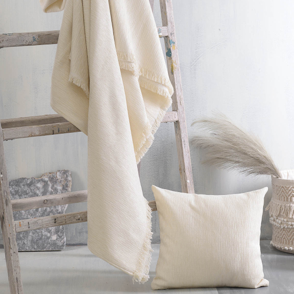 Ριχτάρι Καναπέ Τετραθέσιου (180x330) Rythmos Essie Ecru