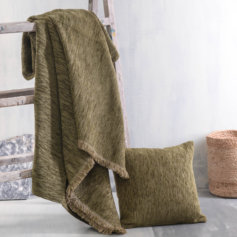 Ριχτάρι Καναπέ Τετραθέσιου (180x330) Rythmos Essie Khaki