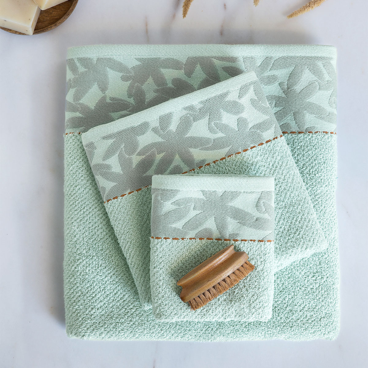 Πετσέτα Προσώπου Nima Bath Elect Light Green 480gsm