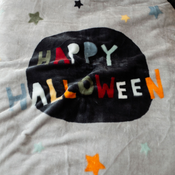 Κουβέρτα Βελουτέ Μονή (160x220) Nima Kids Happy Halloween