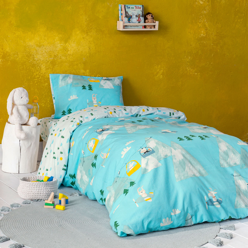 Παπλωματοθήκη Μονή (Σετ 160x240) 2 Όψεων Nima Kids Schluffy