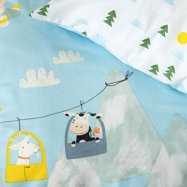 Παπλωματοθήκη Μονή (Σετ 160x240) 2 Όψεων Nima Kids Schluffy