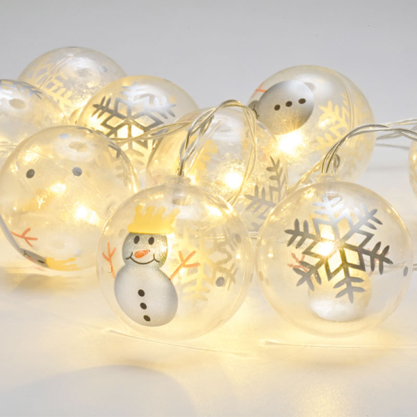 Χριστουγεννιάτικη Διακοσμητική Γιρλάντα Μπαταρίας Με 10 Led Φωτάκια Aca X061011247