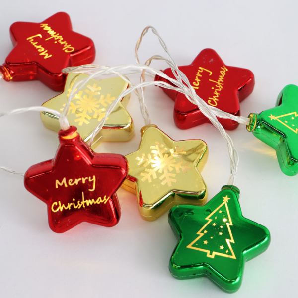 Χριστουγεννιάτικη Διακοσμητική Γιρλάντα Μπαταρίας Με 10 Led Φωτάκια Aca X07101163