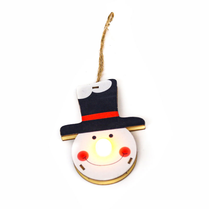 Στολίδι Χριστουγεννιάτικο Με Led (7x10) Aca Snowman X0711670
