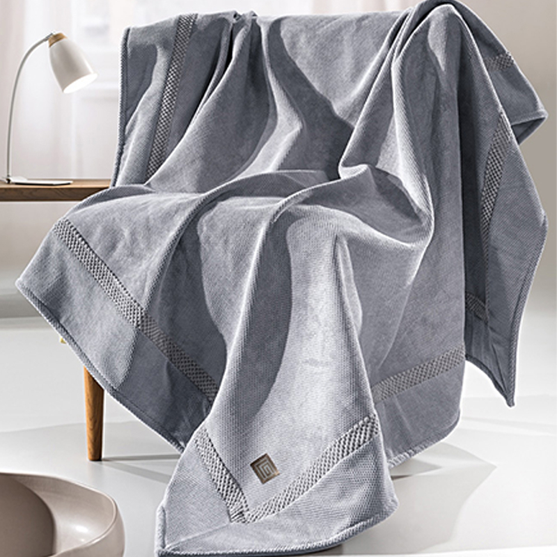 Αδιάβροχο Ριχτάρι Καναπέ Διθέσιου (170x250) Guy Laroche Rubicon Silver New