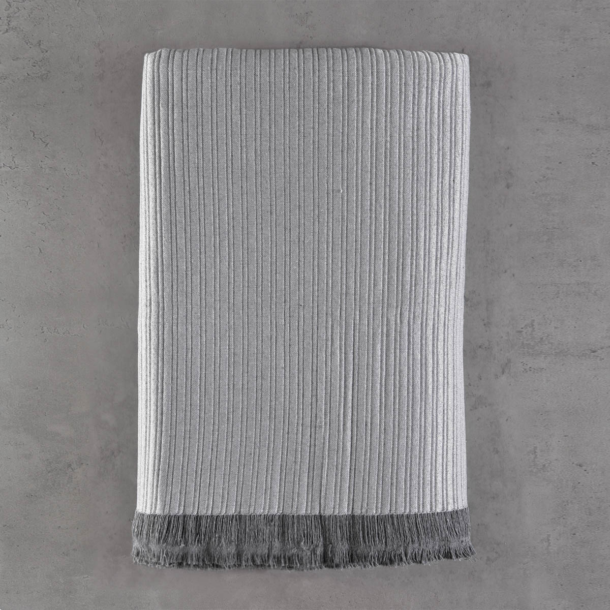 Ριχτάρι Πολυθρόνας (160X180) Rythmos Lines Grey Home Λευκά Είδη Σαλονιού Ριχτάρια Καναπέ Spitishop