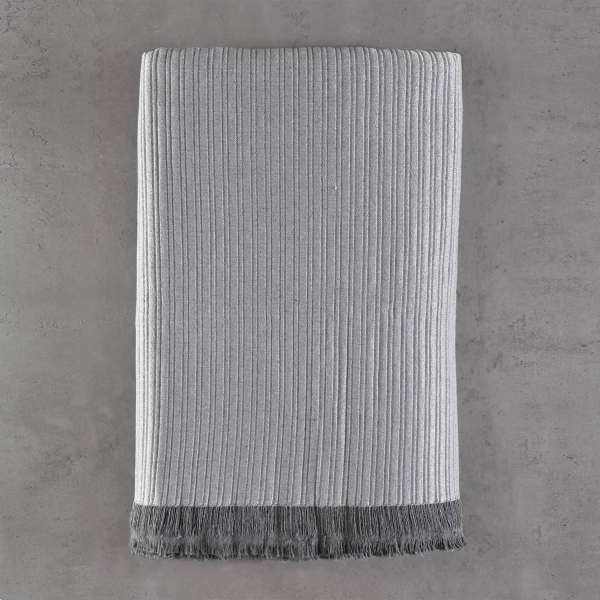 Ριχτάρι Καναπέ Τετραθέσιου (180x330) Rythmos Lines Grey