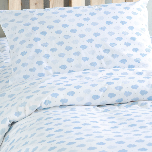 Σεντόνια Μονά (Σετ) Rythmos Cloudy Blue