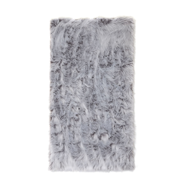 Γούνινο Χαλί Διαδρόμου (85x150) Royal Carpet Sheep Grey Tip