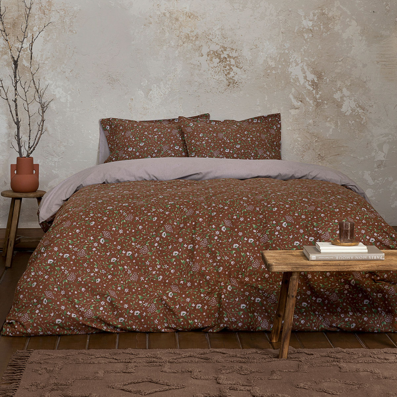 Φανελένια Σεντόνια Μονά (Σετ) Nima Bed Linen Wild Flower