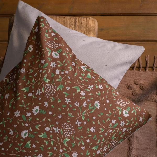 Φανελένια Σεντόνια King Size (Σετ) Nima Bed Linen Wild Flower