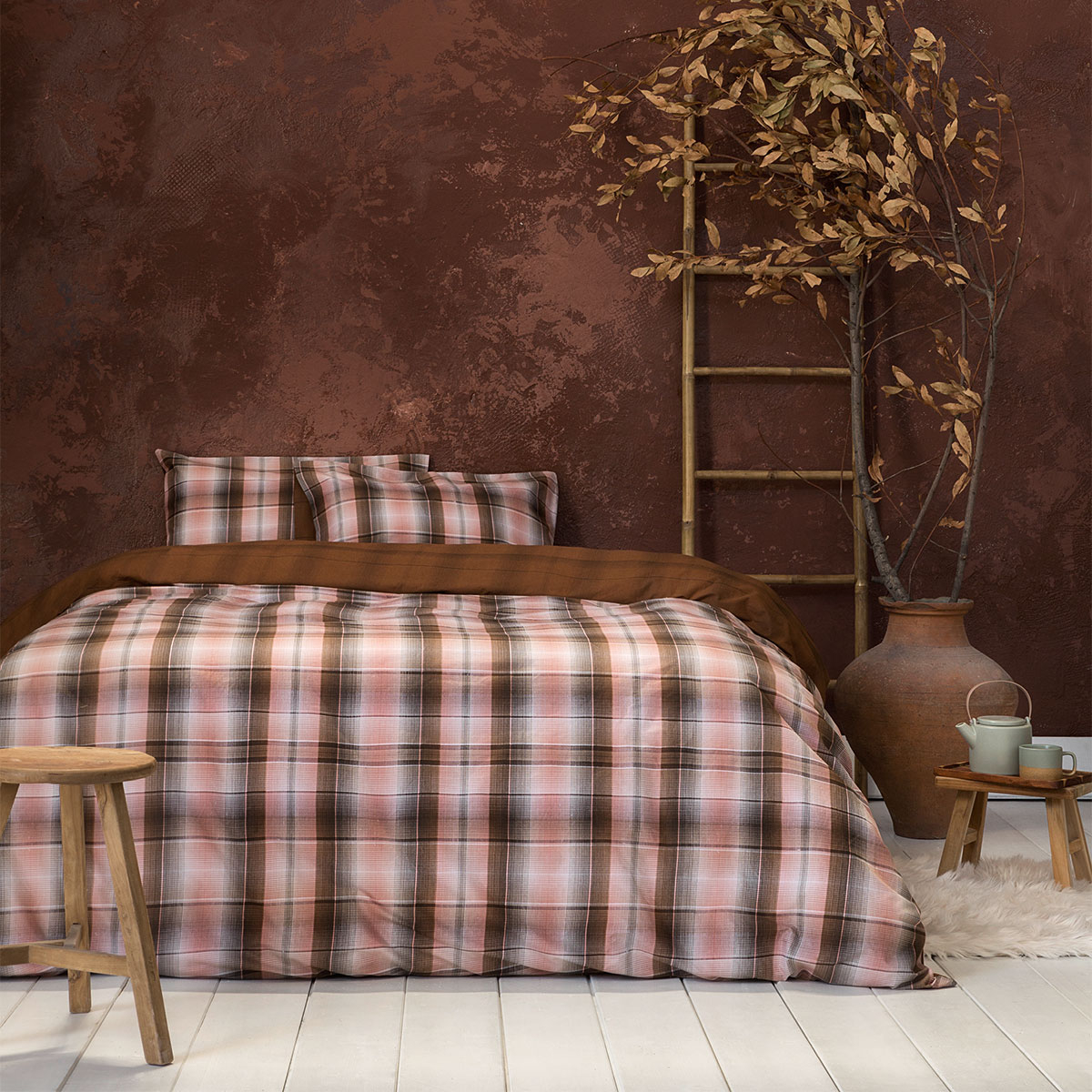 Σεντόνια Υπέρδιπλα (Σετ 240×260) Nima Bed Linen Alan Earth ΧΩΡΙΣ ΛΑΣΤΙΧΟ 240×260 ΧΩΡΙΣ ΛΑΣΤΙΧΟ 240×260 226583