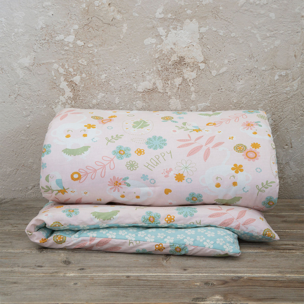 Κουβερλί Κούνιας (100x140) 2 Όψεων Nima Baby Happy Monkey