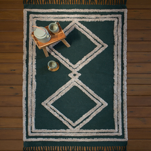 Χαλί Διαδρόμου (60x130) Nima Carpets Luna Dark Green