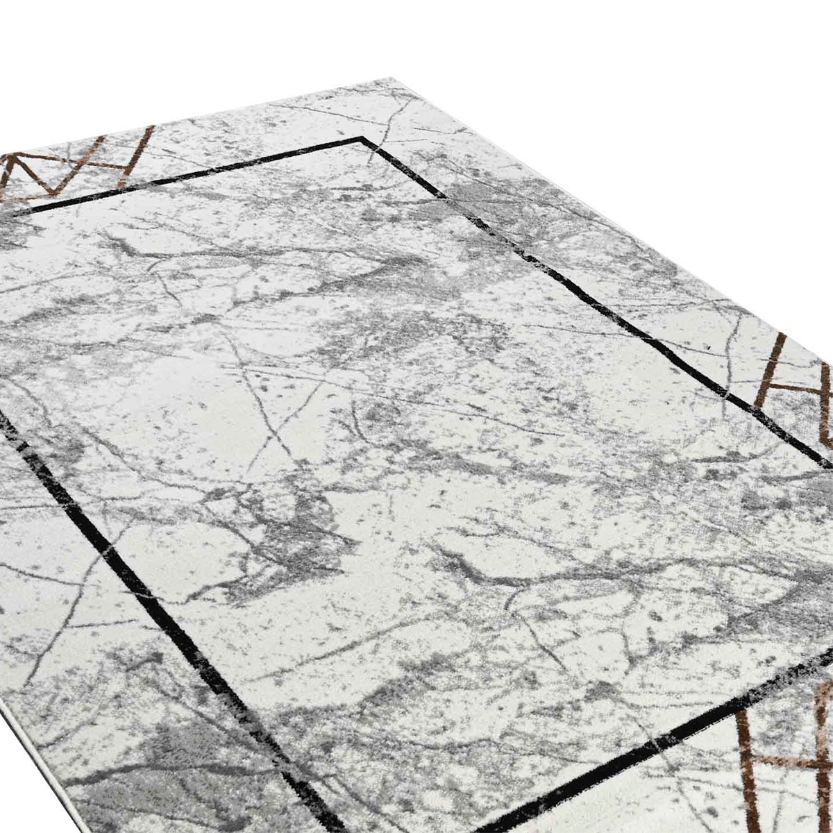 Χαλί (200X290) Polcarpet Estia 3748 Grey White Home Χαλιά Σαλονιού Spitishop