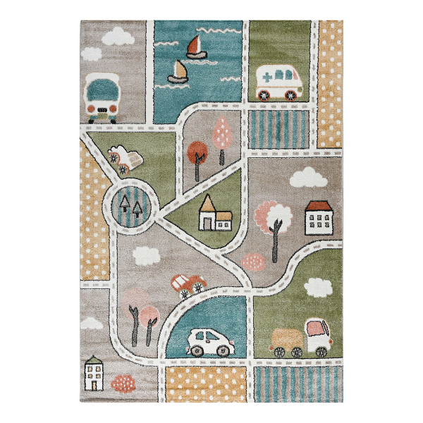 Παιδικό Χαλί (160x230) Polcarpet Carousel Dream 9134 Μulti City