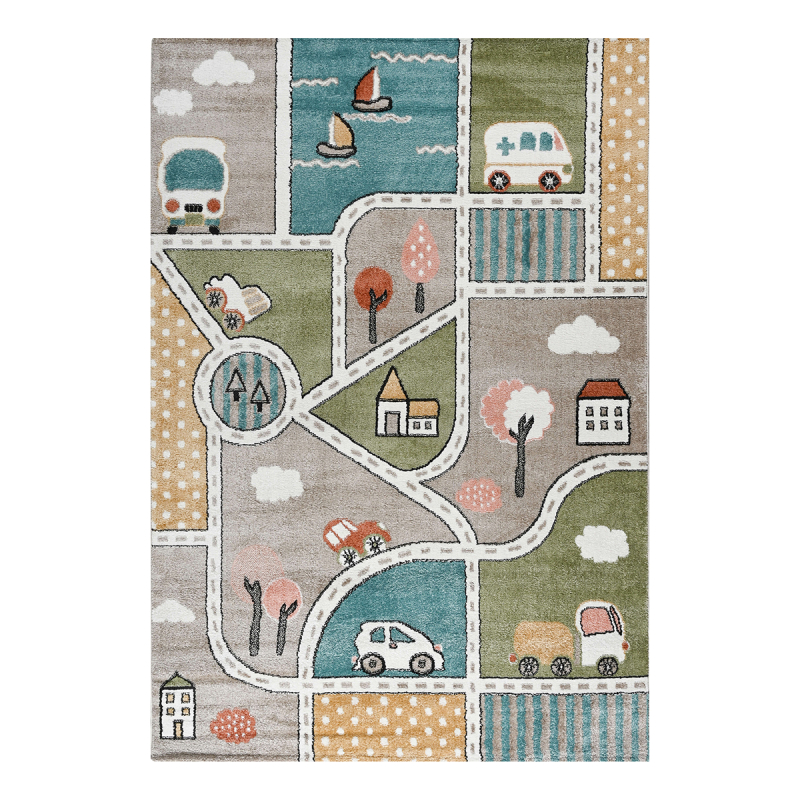 Παιδικό Χαλί (160x230) Polcarpet Carousel Dream 9134 Μulti City