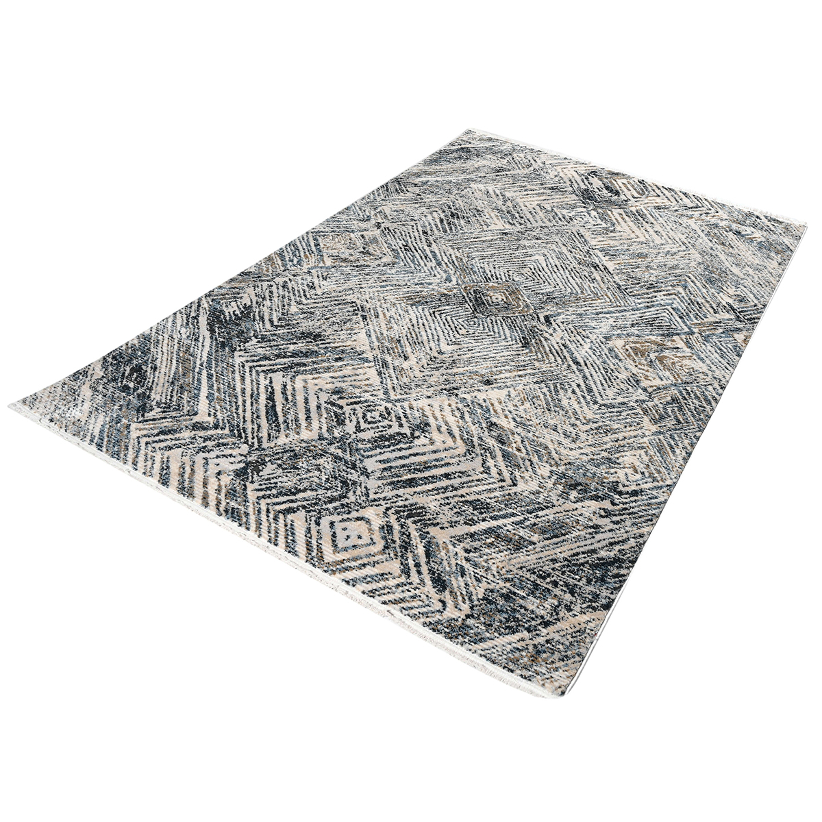 Χαλί (200X290) Polcarpet Allegra Valencia 558 Cream L Blue Home Χαλιά Σαλονιού Spitishop
