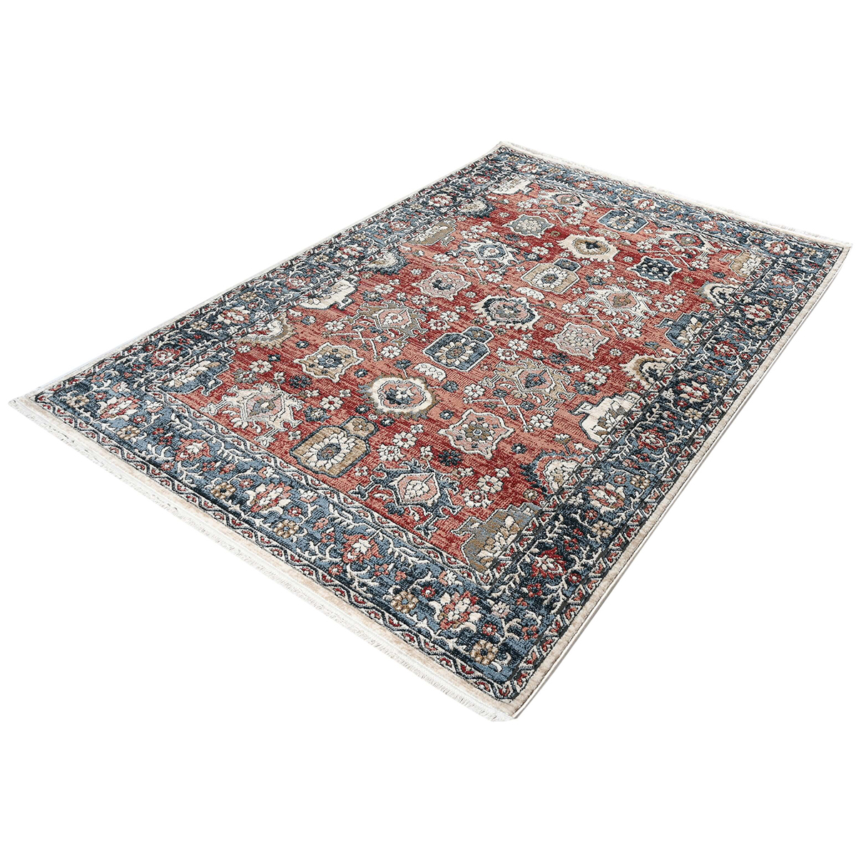 Χαλί (200X290) Polcarpet Allegra Valencia 540 Rose L Blue Home Χαλιά Σαλονιού Spitishop