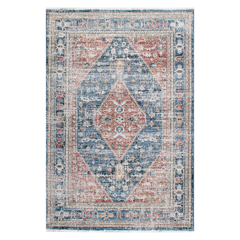 Χαλί (160x230) Polcarpet Allegra Valencia 542 L.Blue/Rose